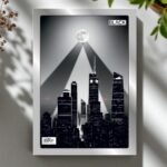 nRp Black A4 Notebooks Single Line 152 Pages