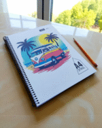 A4 Spiral Notebook Unruled 500 Page 60 GSM BILT Paper