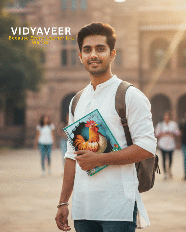 nRp VidyaVeer SE A4 Spiral Notebook | 54 GSM Premium Paper | 250 GSM Laminated Cover