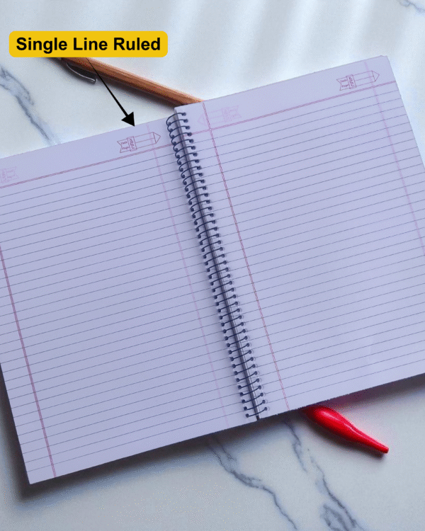 nRp VidyaVeer SE A4 Spiral Notebook | 54 GSM Premium Paper | 250 GSM Laminated Cover