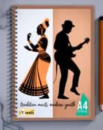 nRp Youth A4 Spiral Notebook | 70 GSM Premium Paper | 450 GSM Laminated Cover | Ruled & Unruled Options