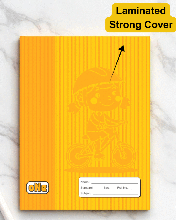 nRp Brown Notebook Book-Size Notebook Single Line 172 Pages