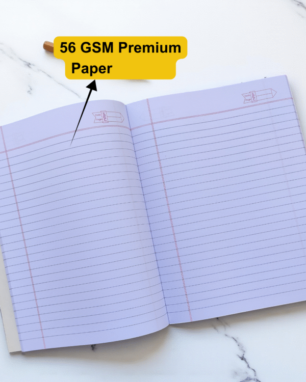 nRp Brown Notebook Book-Size Notebook Single Line 172 Pages