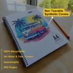 A4 Spiral Notebook Unruled 500 Page 60 GSM BILT Paper