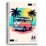 A4 Spiral Notebook Single Line 500 Page 60 GSM BILT Paper