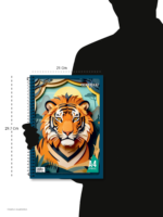 nRp VidyaVeer SE A4 Spiral Notebook | 54 GSM Premium Paper | 250 GSM Laminated Cover