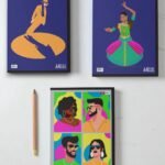 nRp A4 Notebook Single Line NEON Cover 112 Pages