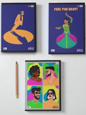 nRp A4 Notebook Single Line NEON Cover 112 Pages