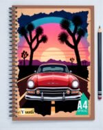 nRp Youth A4 Spiral Notebook | 70 GSM Premium Paper | 450 GSM Laminated Cover | Ruled & Unruled Options