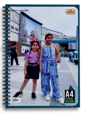 Customized A4 Spiral Notebooks Pack of 6 Notebooks