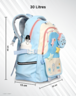 nRp Premium School Bag 30L | Ergonomic Back Support Padded Straps | School Bag for Kids, Boys & Girls