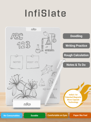 nRp InfiSlate Magnetic Writing Tablet With Eraser and Stylus