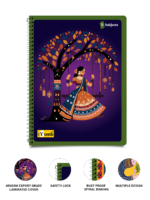 NRP (24 X 18 cm) 5 Subject Spiral B5 Notebook  (Multicolor)