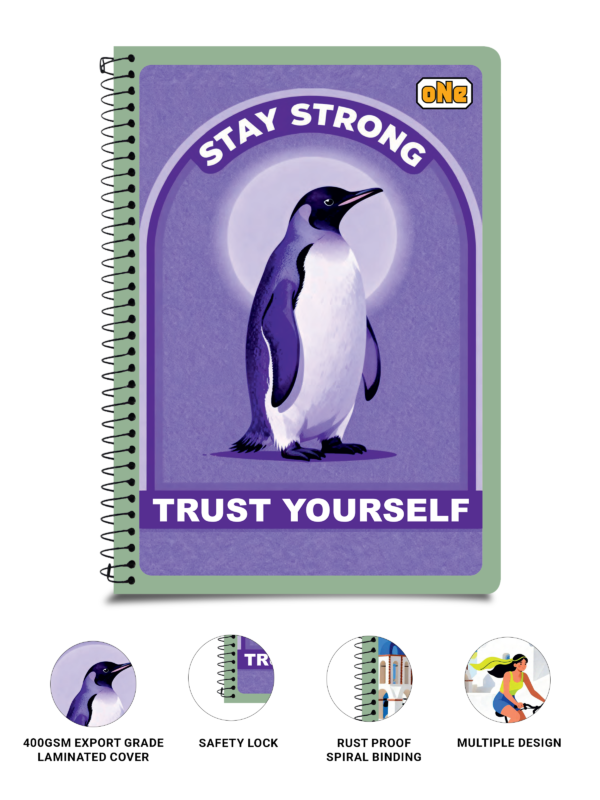 nRp oNe A4 Spiral 240 Pages Notebook