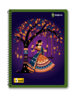 NRP (24 X 18 cm) 5 Subject Spiral B5 Notebook  (Multicolor)