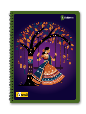 NRP (24 X 18 cm) 5 Subject Spiral B5 Notebook  (Multicolor)