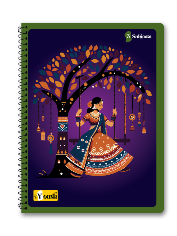 NRP (24 X 18 cm) 5 Subject Spiral B5 Notebook  (Multicolor)