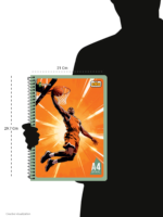 nRp oNe Multi-Subject A4 Spiral Notebook Single Line