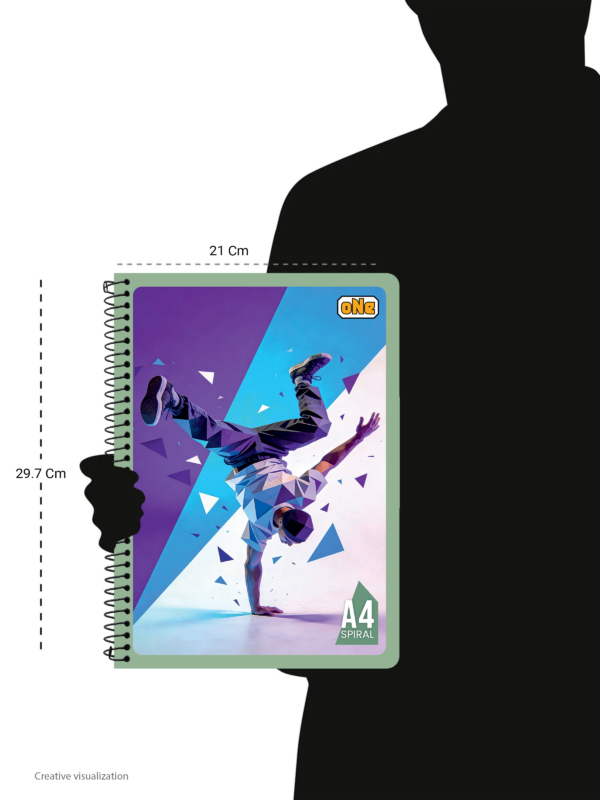 nRp oNe A4 Spiral 312 Page Notebook