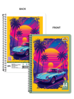 nRp oNe A4 Spiral 180 Page Notebook