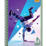 nRp oNe A4 Spiral 312 Page Single Line Ruled Notebook