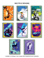 nRp oNe Multi-Subject A4 Spiral Notebook Single Line