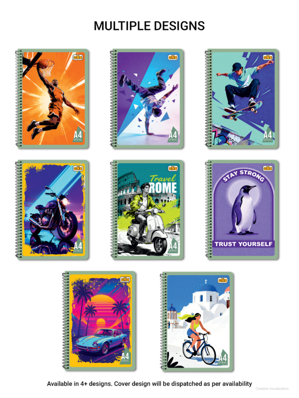 nRp oNe A4 Spiral 312 Page Notebook