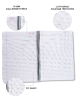 nRp oNe A4 Spiral 312 Page Notebook