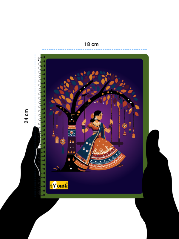 nRp Youth Spiral 18x24  180 Pages B5 Size Spiral Notebook Single Line