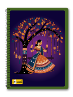 nRp Youth Spiral 18x24  180 Pages B5 Size Spiral Notebook Single Line
