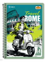 nRp oNe 6 Subject A4 Spiral Ruled Notebook 312 Pages