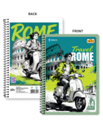 nRp oNe 6 Subject A4 Spiral Ruled Notebook 312 Pages