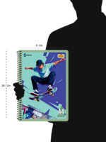 nRp oNe 6 Subject A4 Spiral Ruled Notebook 312 Pages