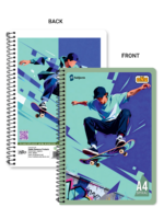 nRp oNe 6 Subject A4 Spiral Unruled Notebook 312 Pages
