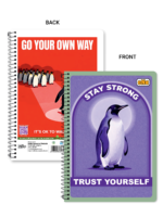 5 Subject A4 Spiral Notebook Single Line Ruled 400 Pages