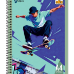 nRp oNe 6 Subject A4 Spiral Unruled Notebook 312 Pages