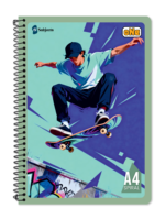nRp oNe 6 Subject A4 Spiral Unruled Notebook 312 Pages