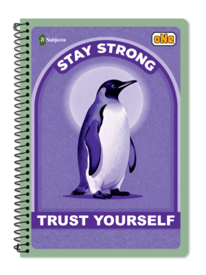 5 Subject A4 Spiral Notebook Single Line Ruled 400 Pages