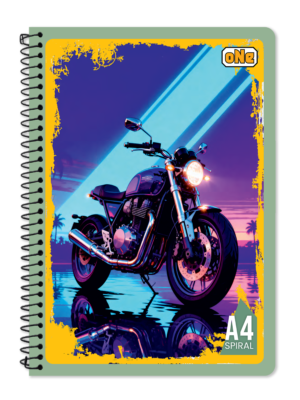 nRp oNe A4 Spiral 312 Page Unruled Notebook