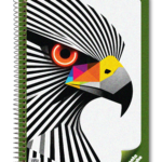 nRp Note Studio A4 Spiral Notebook Single Line Ruled 180 Pages