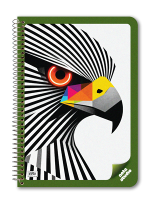nRp Note Studio A4 Spiral Notebook Single Line Ruled 180 Pages